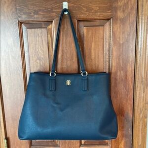 Elegant Navy Blue Tote Bag